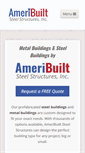 Mobile Screenshot of ameribuiltsteel.com